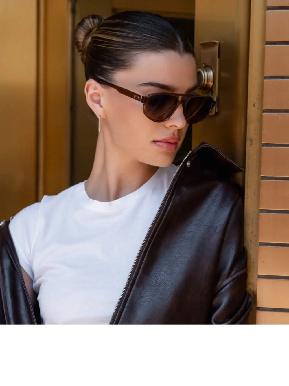 WMP Brooklyn Brown Tinted Sunglasses